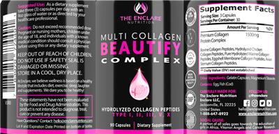 Multi Collagen Beautify Complex label