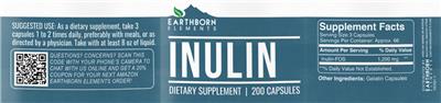 Inulin label