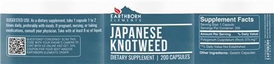 Japanese Knotweed label