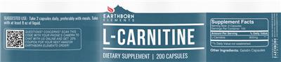 L-Carnitine label