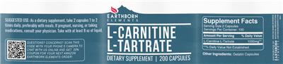 L-Carnitine L-Tartrate label