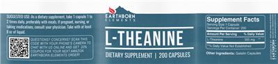 L-Theanine label