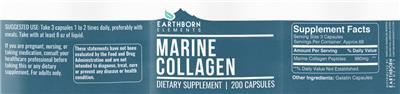Marine Collagen label