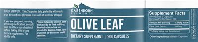 Olive Leaf label