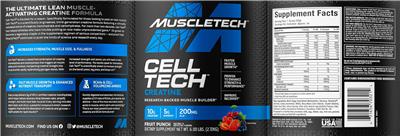 Cell Tech Fruit Punch label