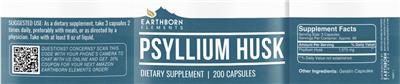 Psyllium Husk label