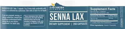 Senna Lax label