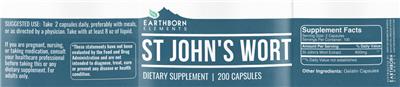 St. John’s Wort label