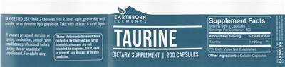 Taurine label