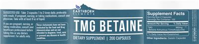 TMG Betaine label
