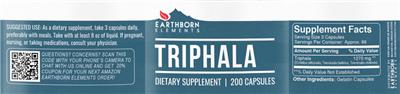 Triphala label