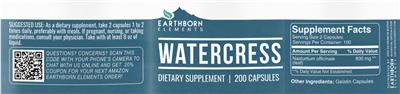 Watercress label