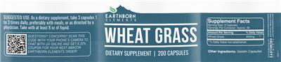 Wheat Grass label
