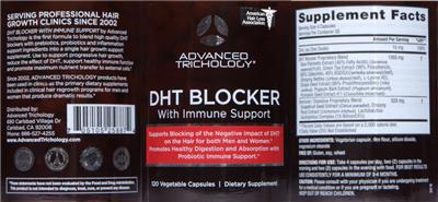 DHT Blocker with Immune Support label