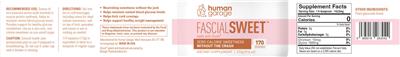 Facial Sweet label
