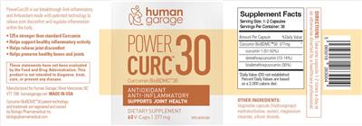 PowerCurc30 label