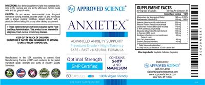 Anxietex label