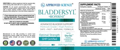 Bladdersyl label