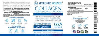 Collagen Unflavored label
