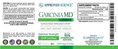 Garcinia MD label