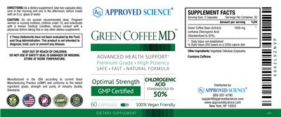 Green Coffee MD label