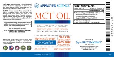 MCT Oil label