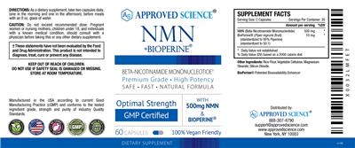 NMN +BioPerine label