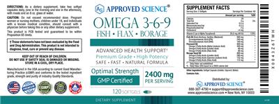 Omega 3-6-9 label