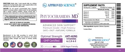 Phytoceramides MD label