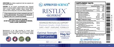 Restlex +BioPerine label
