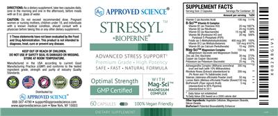 Stressyl +BioPerine label