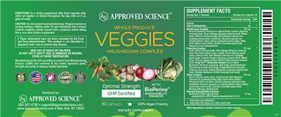 Whole Produce Veggies +Mushroom Complex label