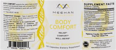 Body Comfort label