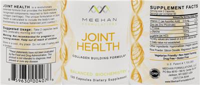 Joint Health label