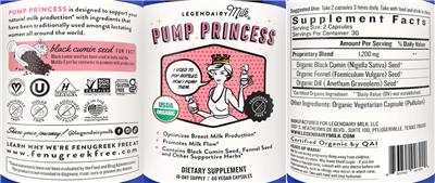 Pump Princess label