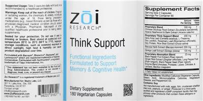Think Support label