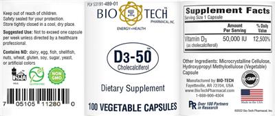 D3-50 label