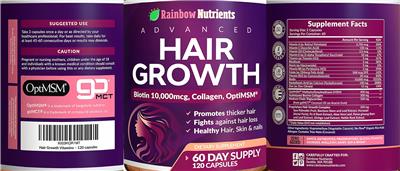 Advanced Hair Growth label