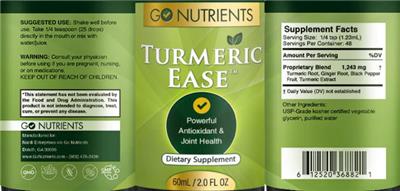 Turmeric Ease label