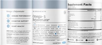 Omega-3 Rejuvenate label