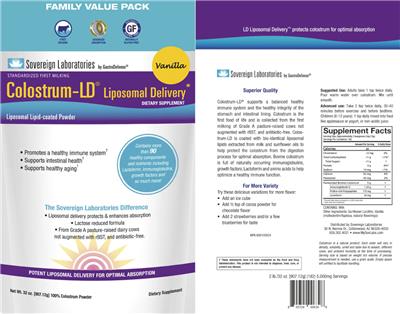 Colostrum-LD Vanilla label
