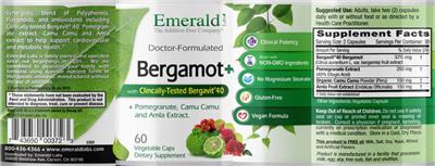 Bergamot+ label