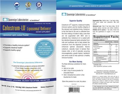 Colostrum-LD label