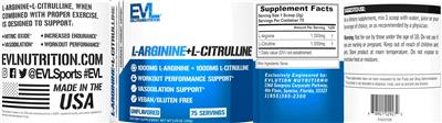 L-Arginine+ L-Citrulline Unflavored label