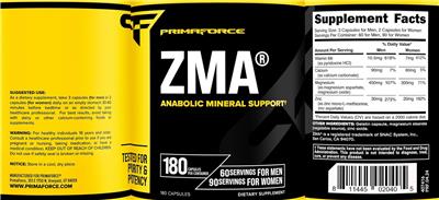 ZMA label