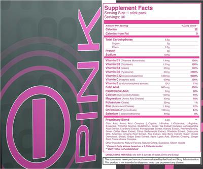 Pink label