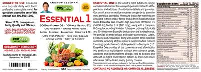 Essential 1 label