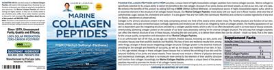 Marine Collagen Peptides with MSM (Methyl-Sulfonyl-Methane) label