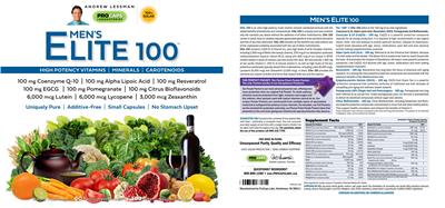 Men's Elite 100 label