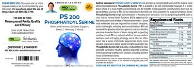 PS 200 Phosphatidyl Serine label
